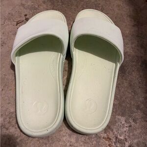 lululemon athletica Light Green Slippers